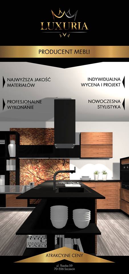Ulotka dla producenta mebli LUXURIA
