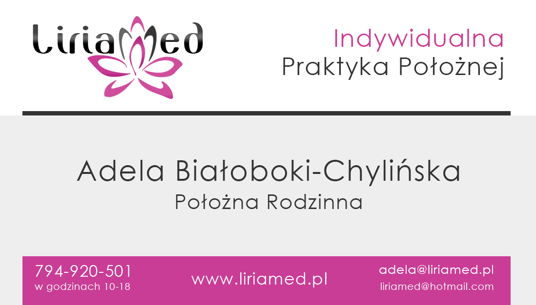 Wizytówka dla firmy LIRIAMED